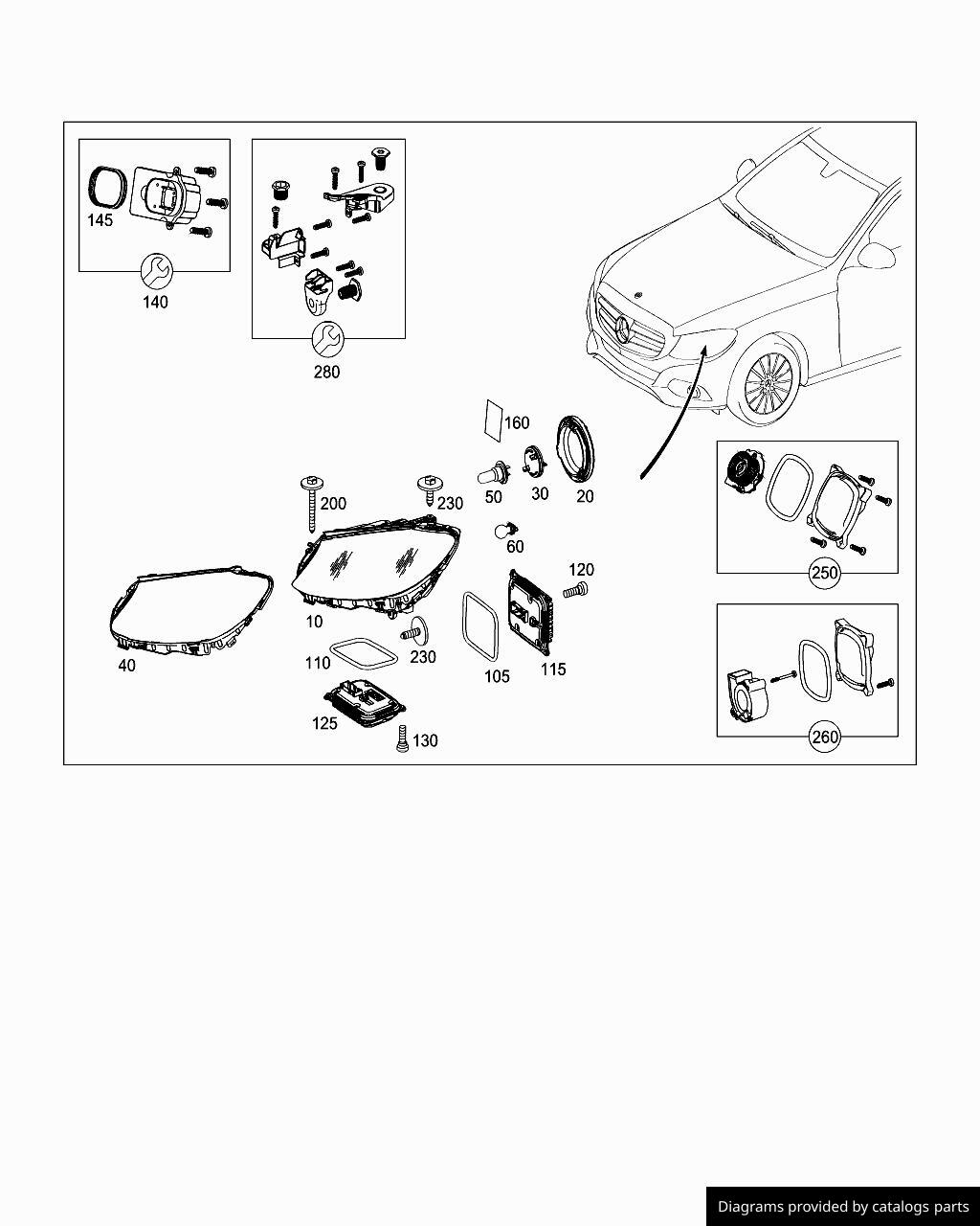 Car part diagram