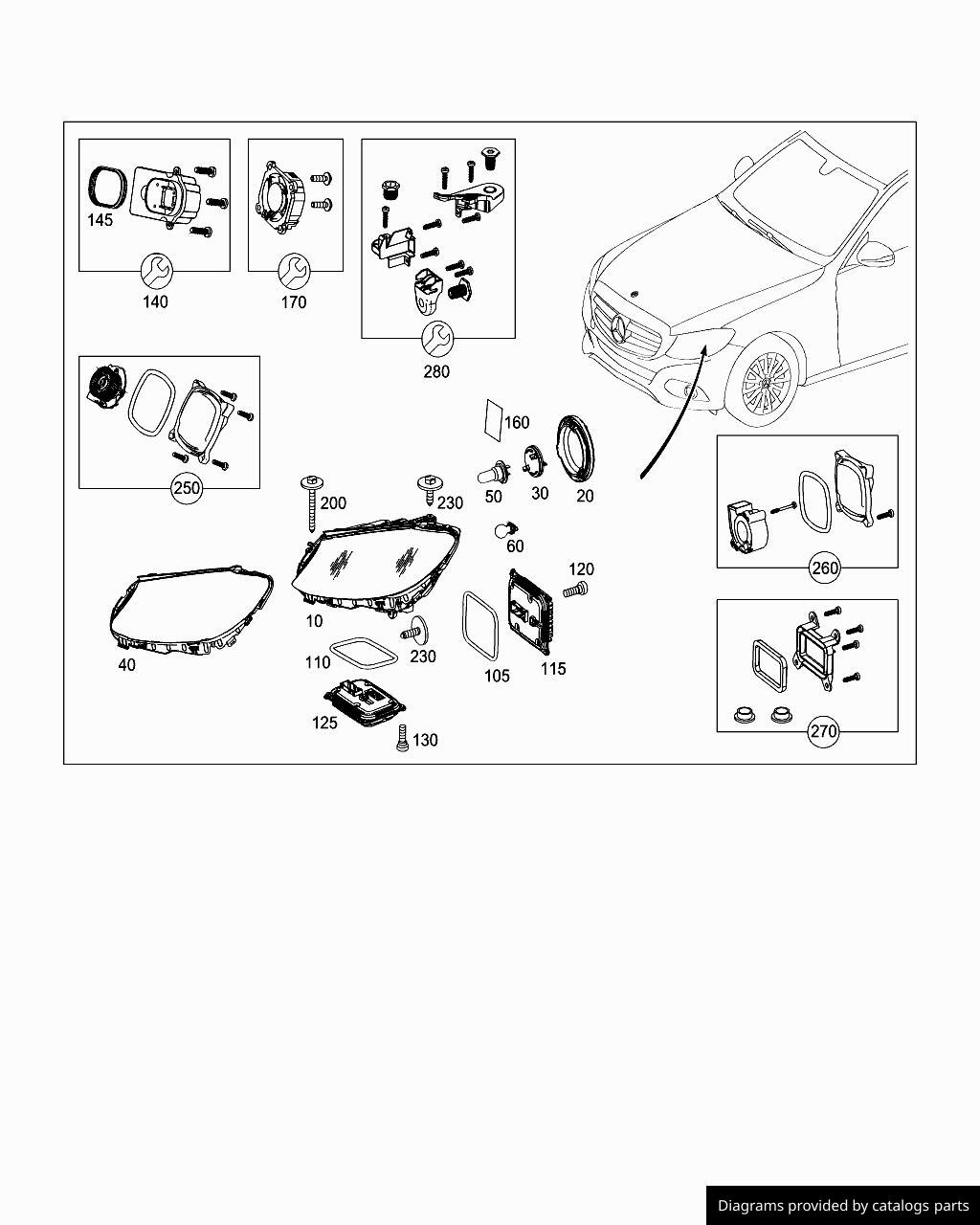 Car part diagram