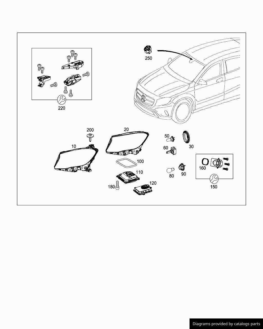 Car part diagram
