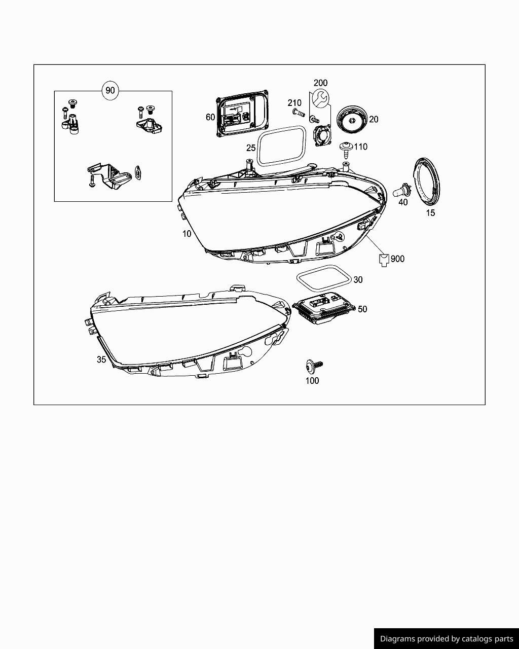 Car part diagram
