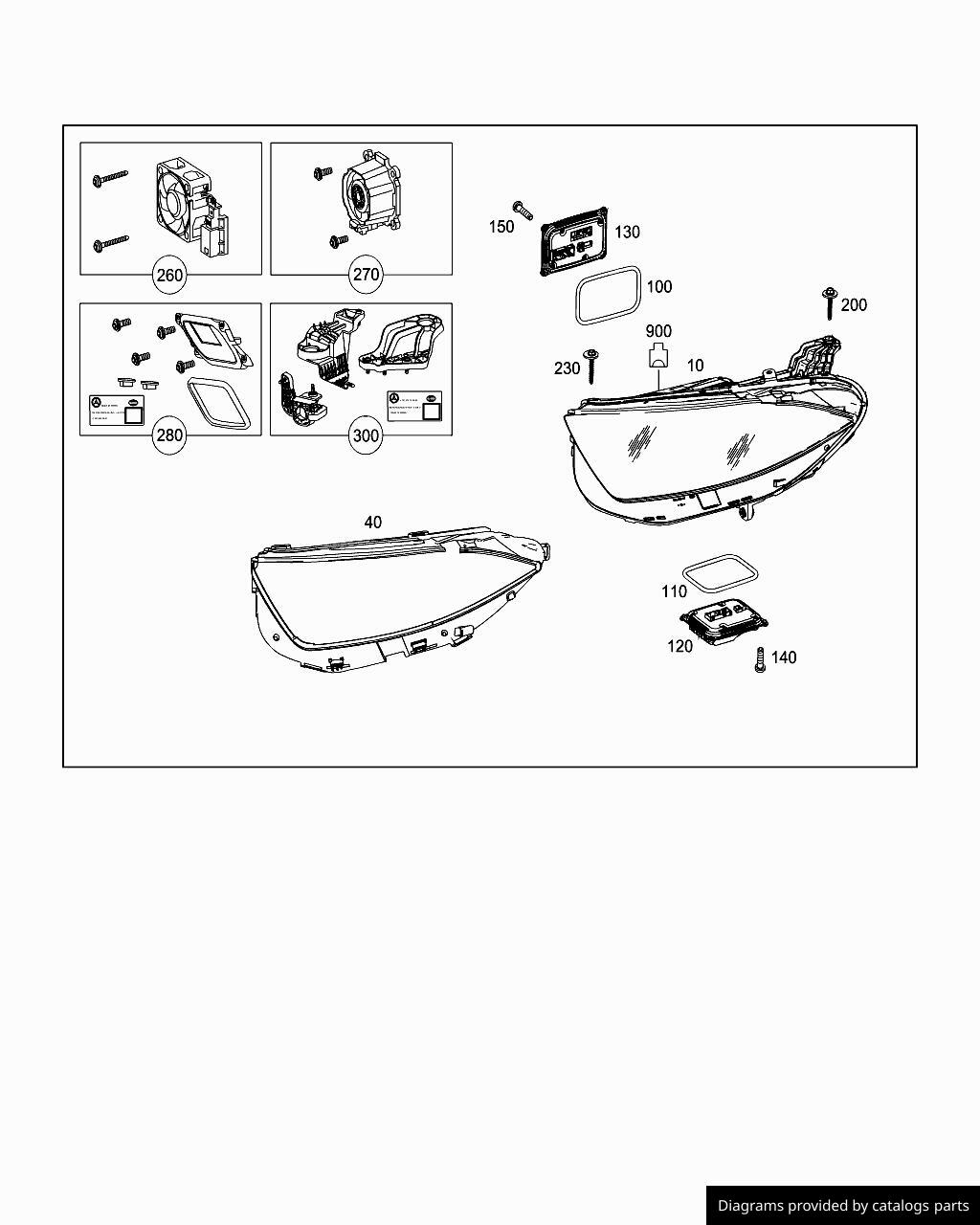 Car part diagram