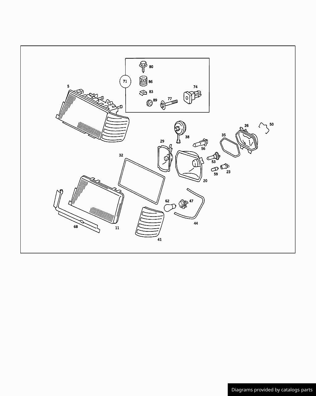 Car part diagram