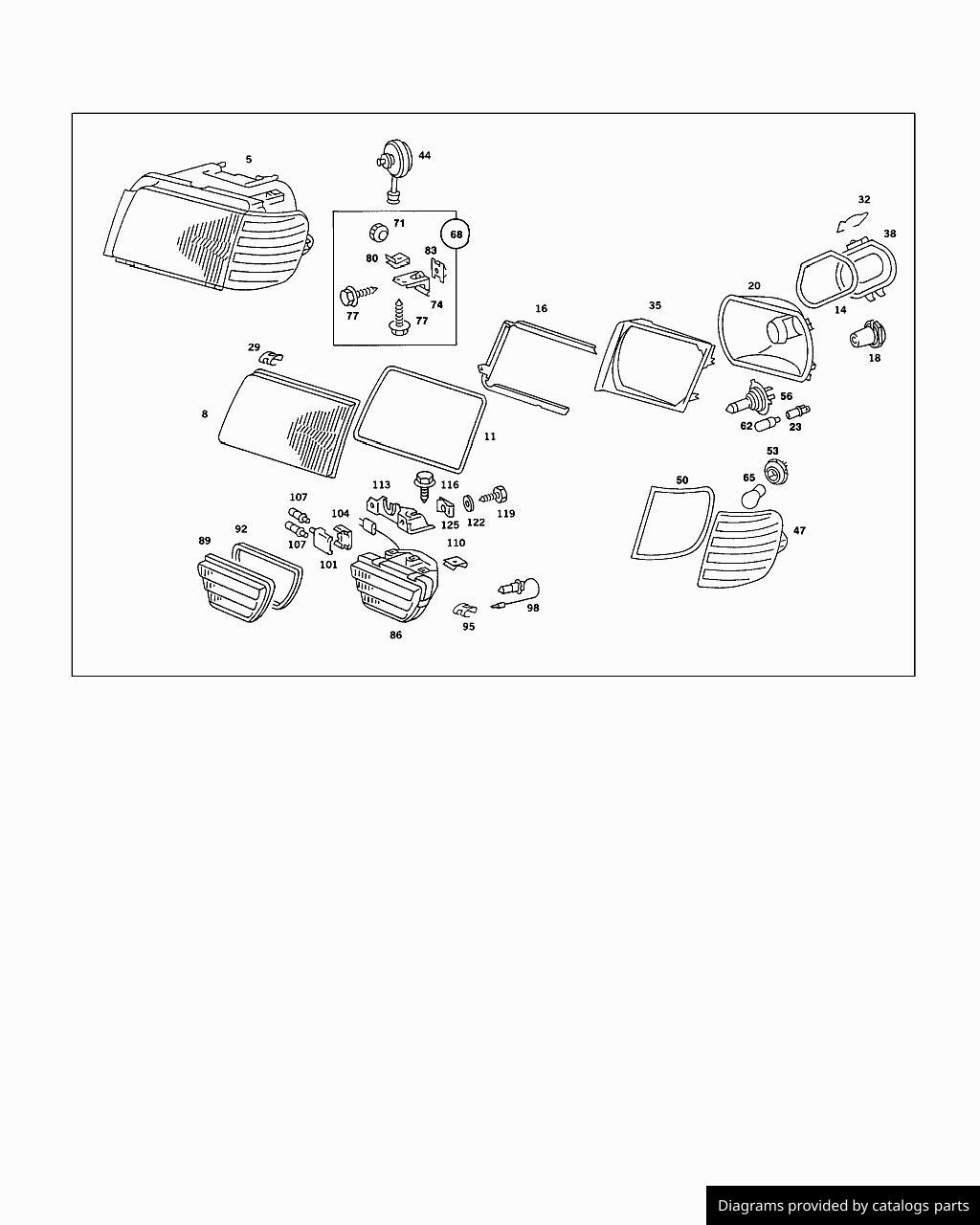 Car part diagram
