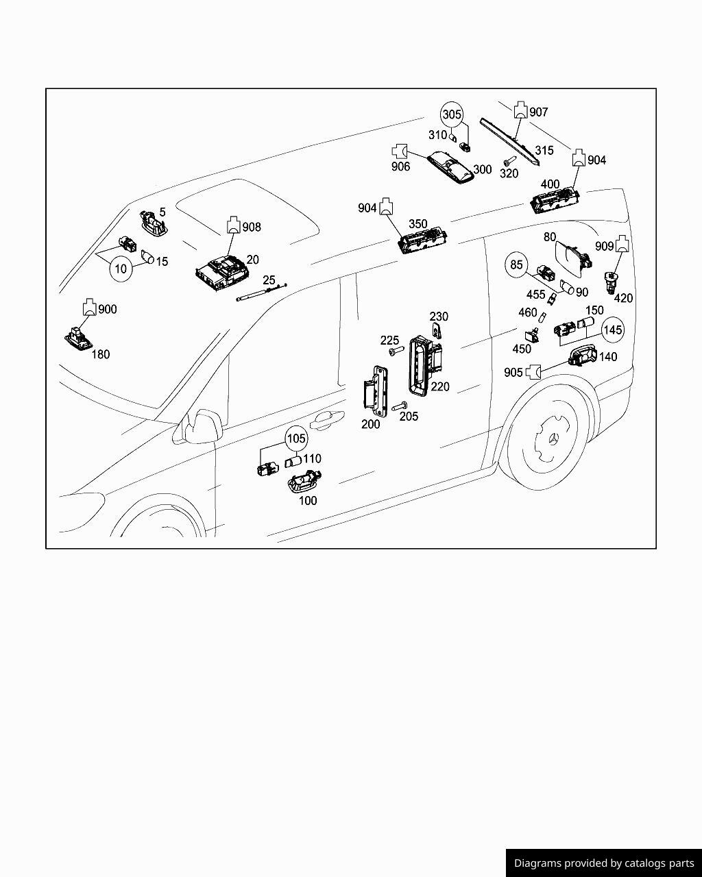 Car part diagram