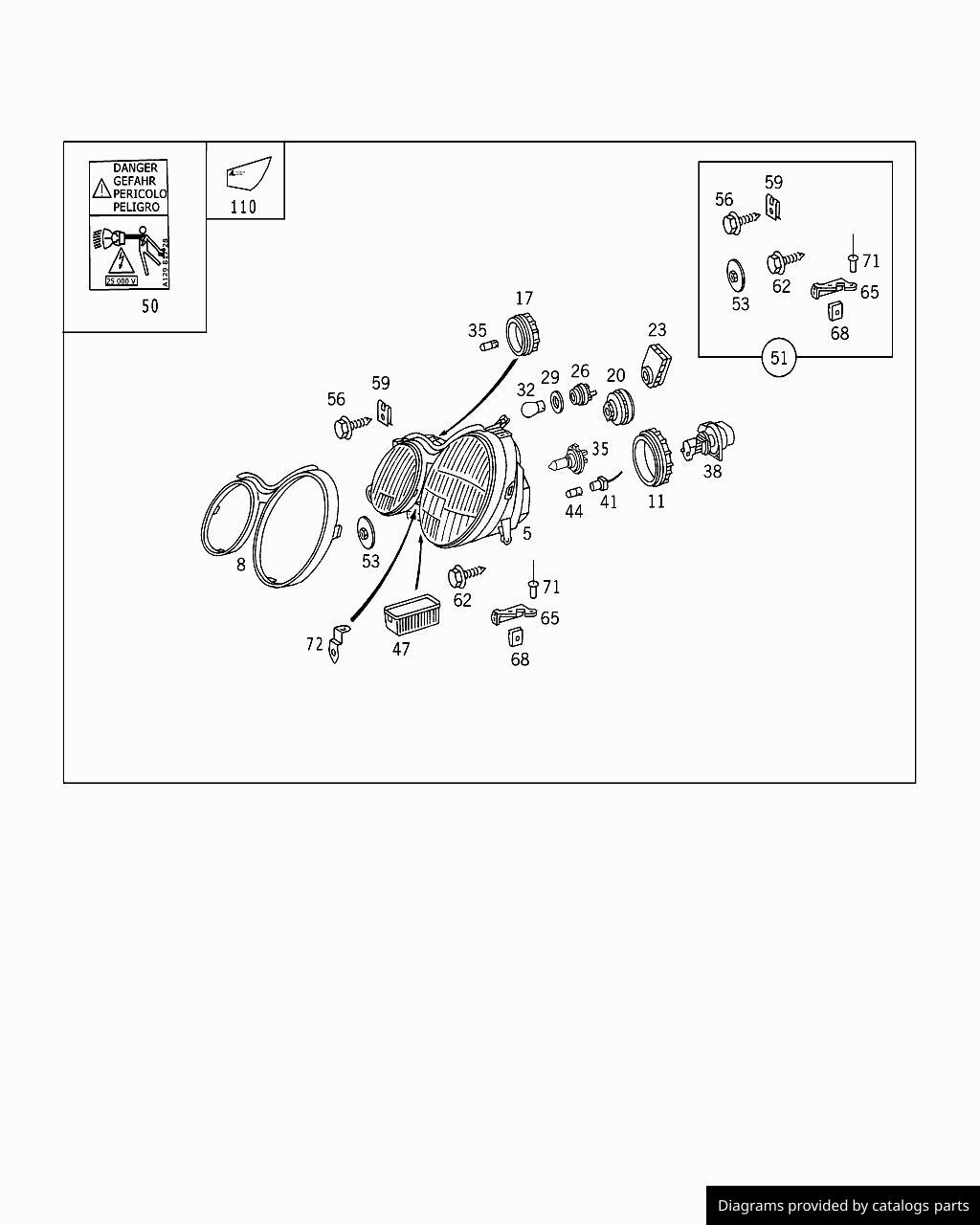Car part diagram