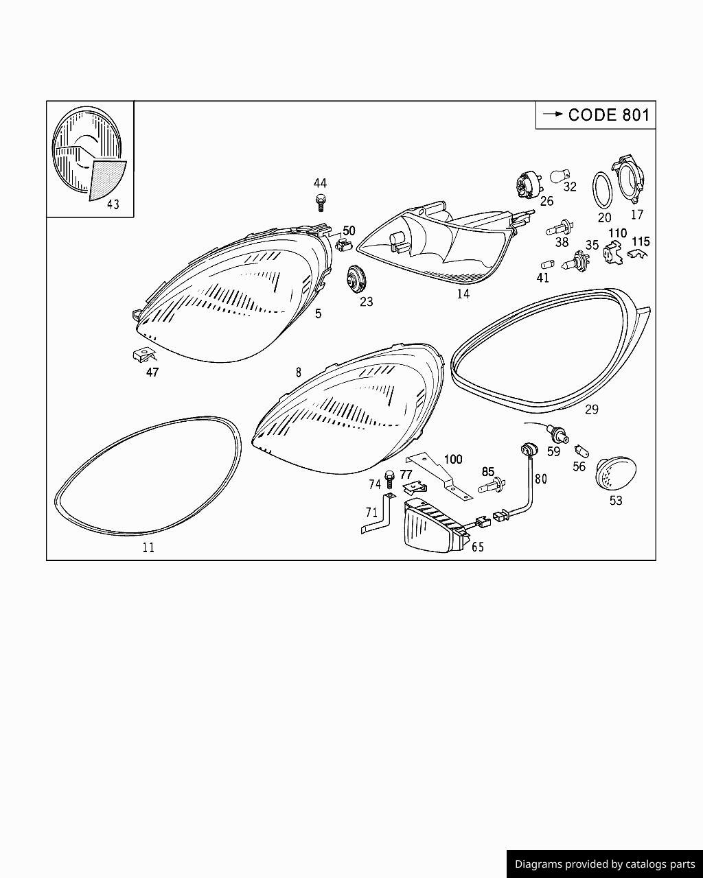 Car part diagram