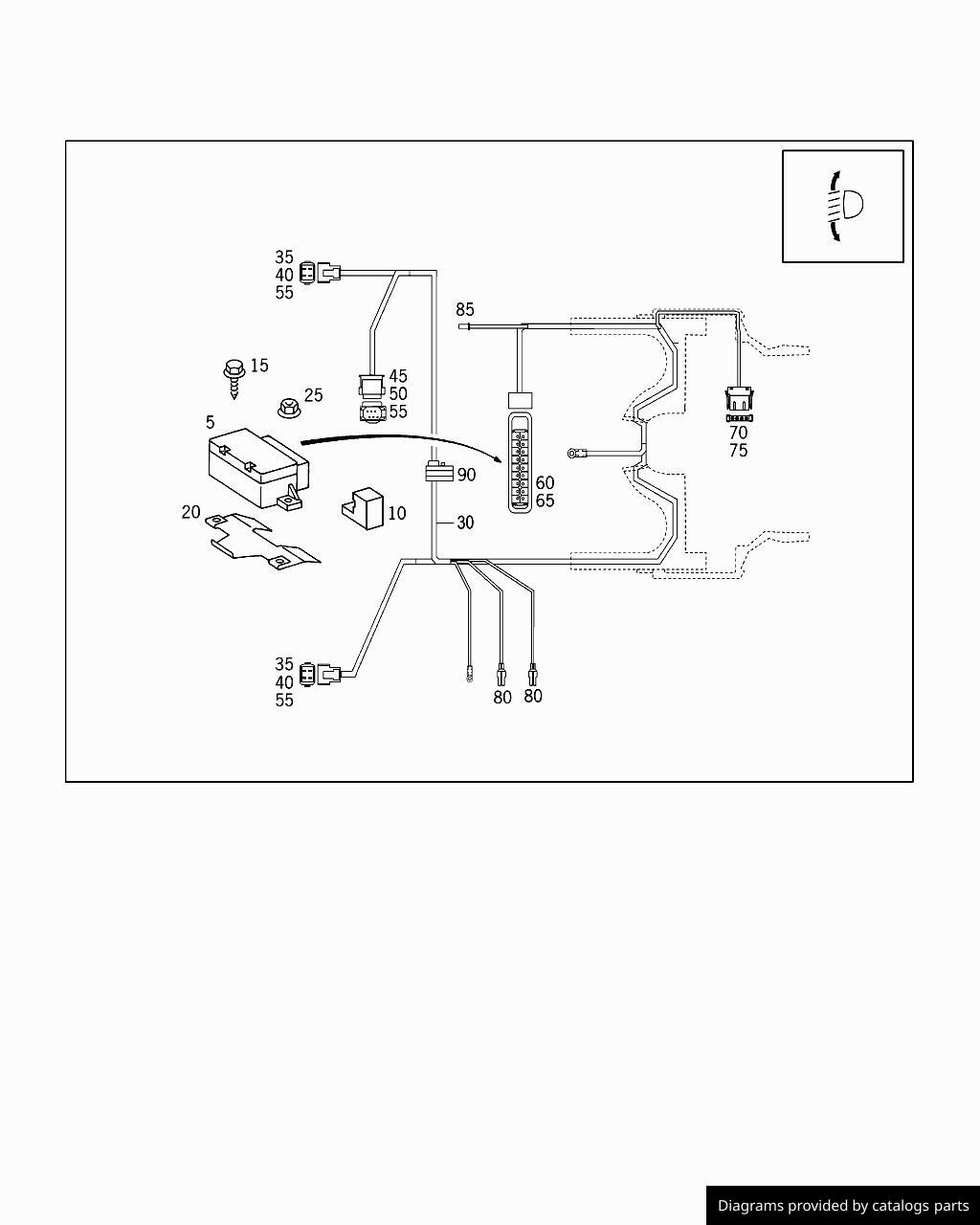 Car part diagram