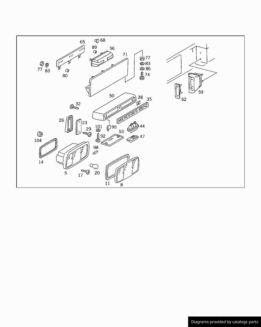Car part diagram