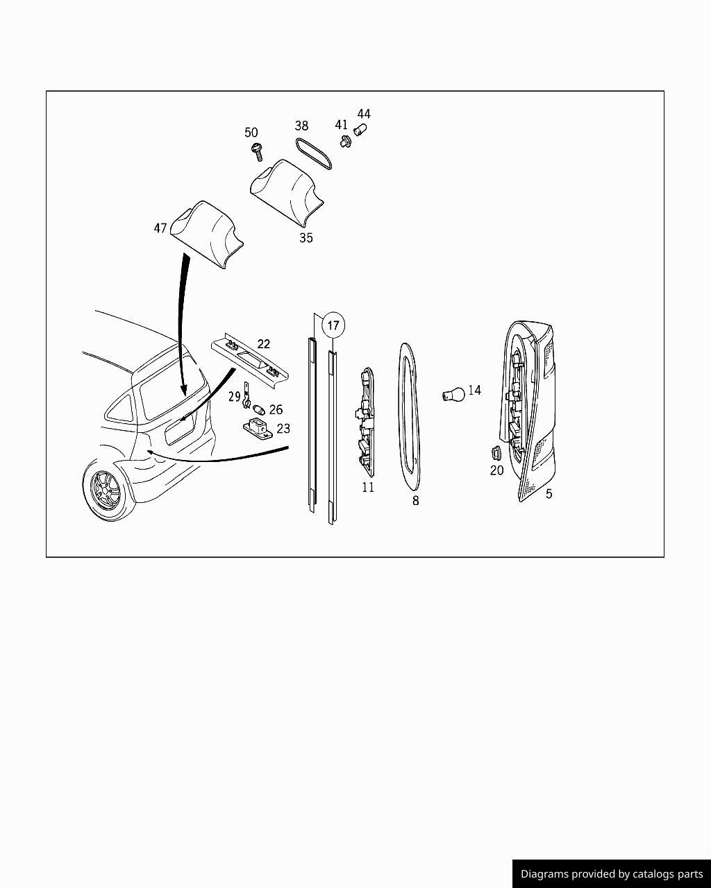 Car part diagram