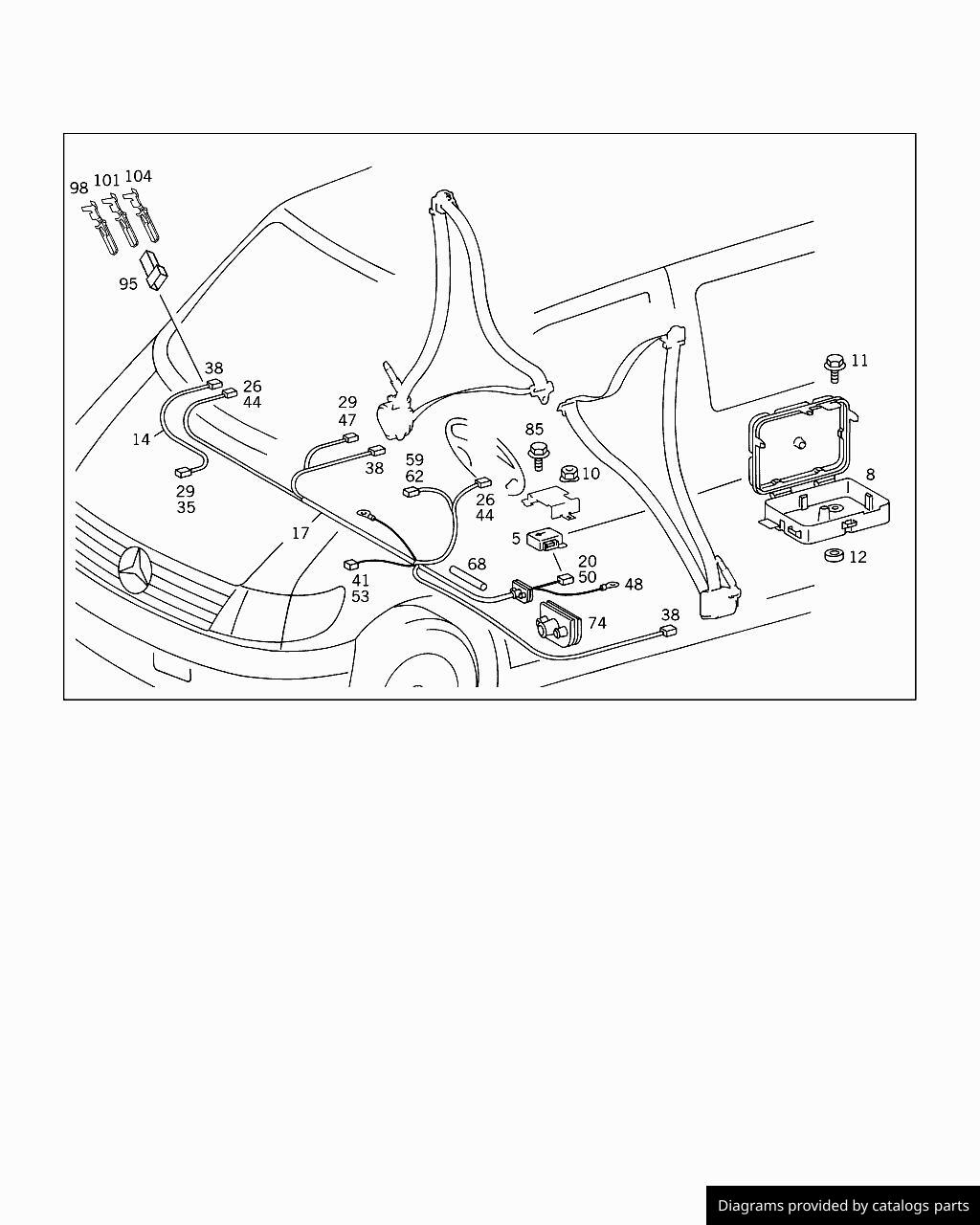 Car part diagram