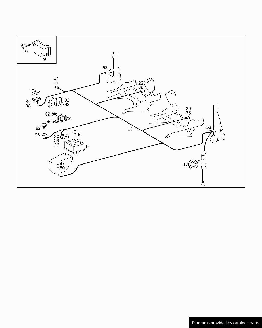 Car part diagram