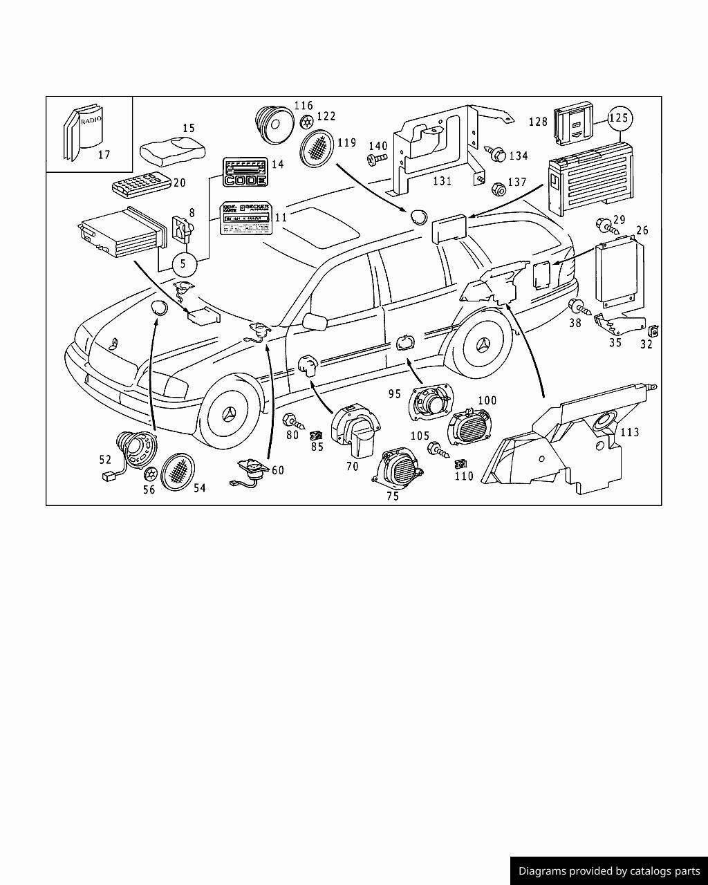Car part diagram