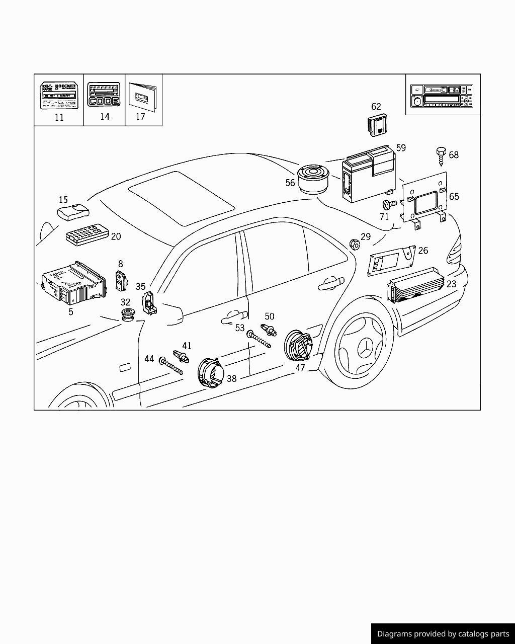 Car part diagram