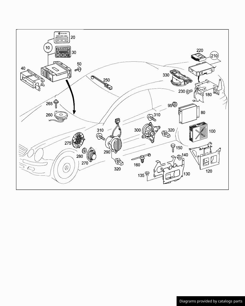 Car part diagram