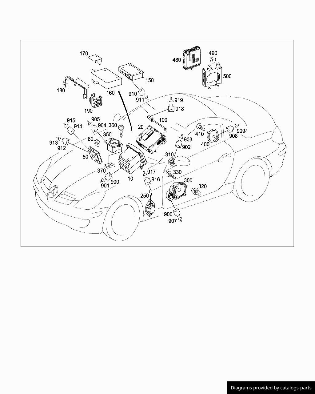 Car part diagram