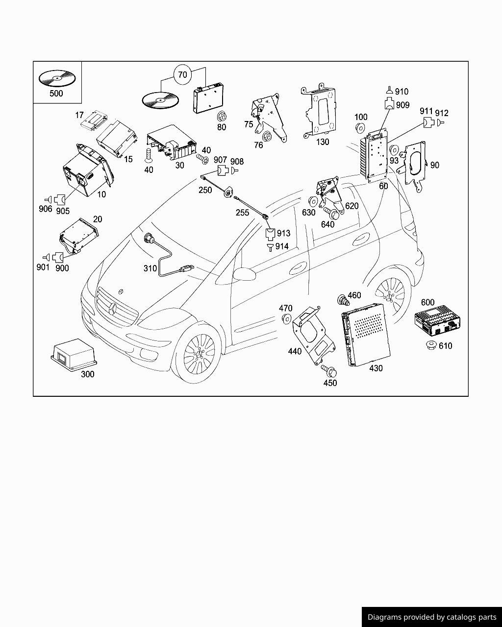 Car part diagram