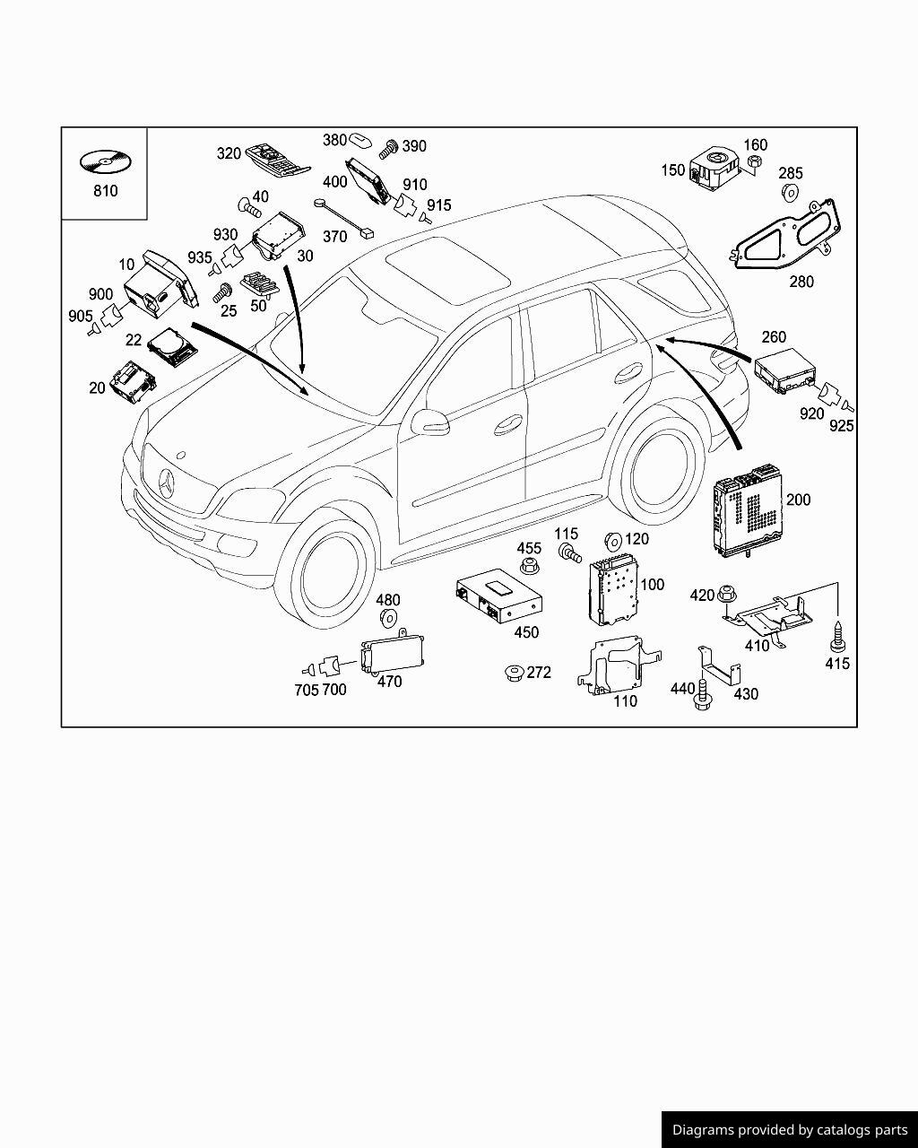 Car part diagram