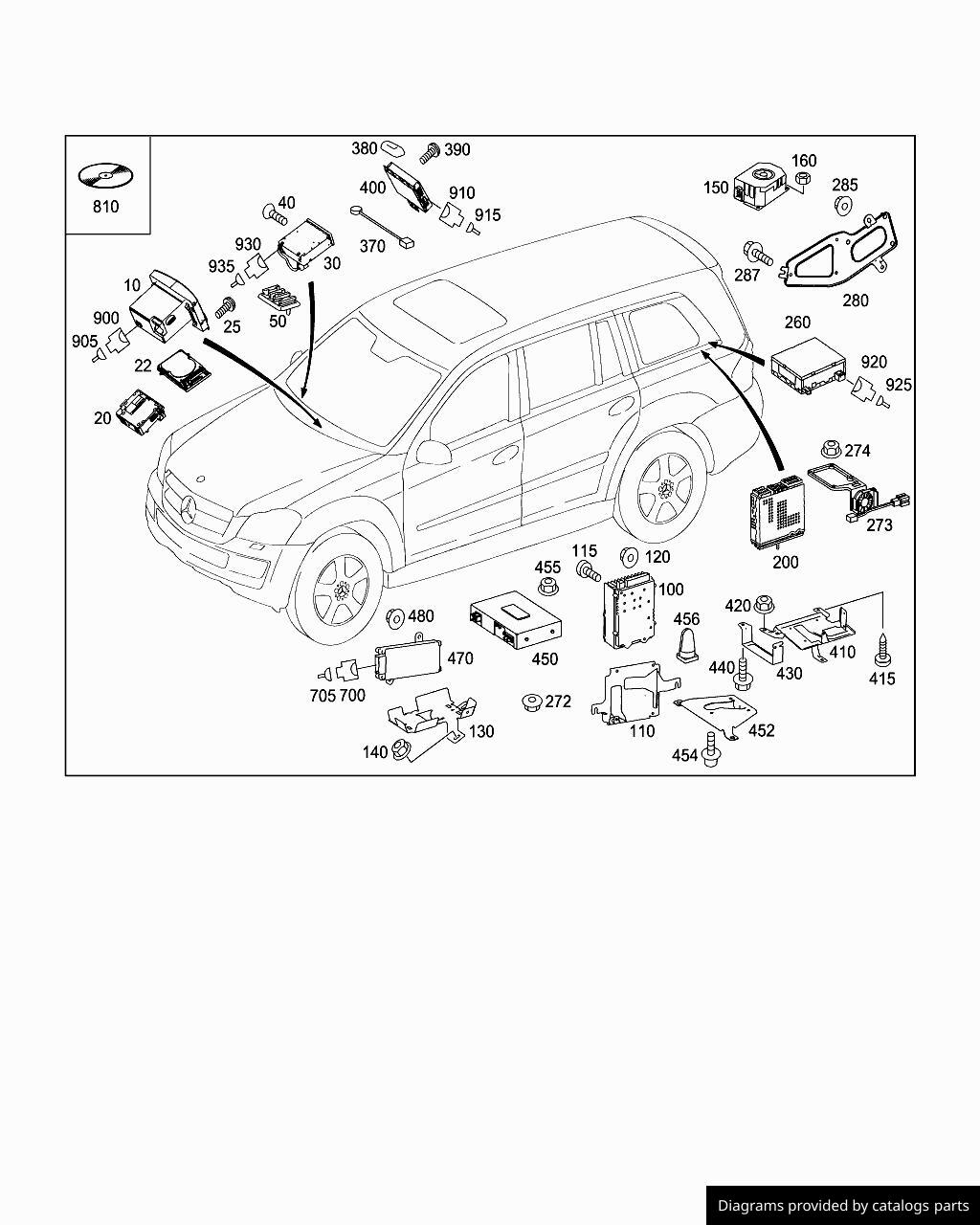 Car part diagram