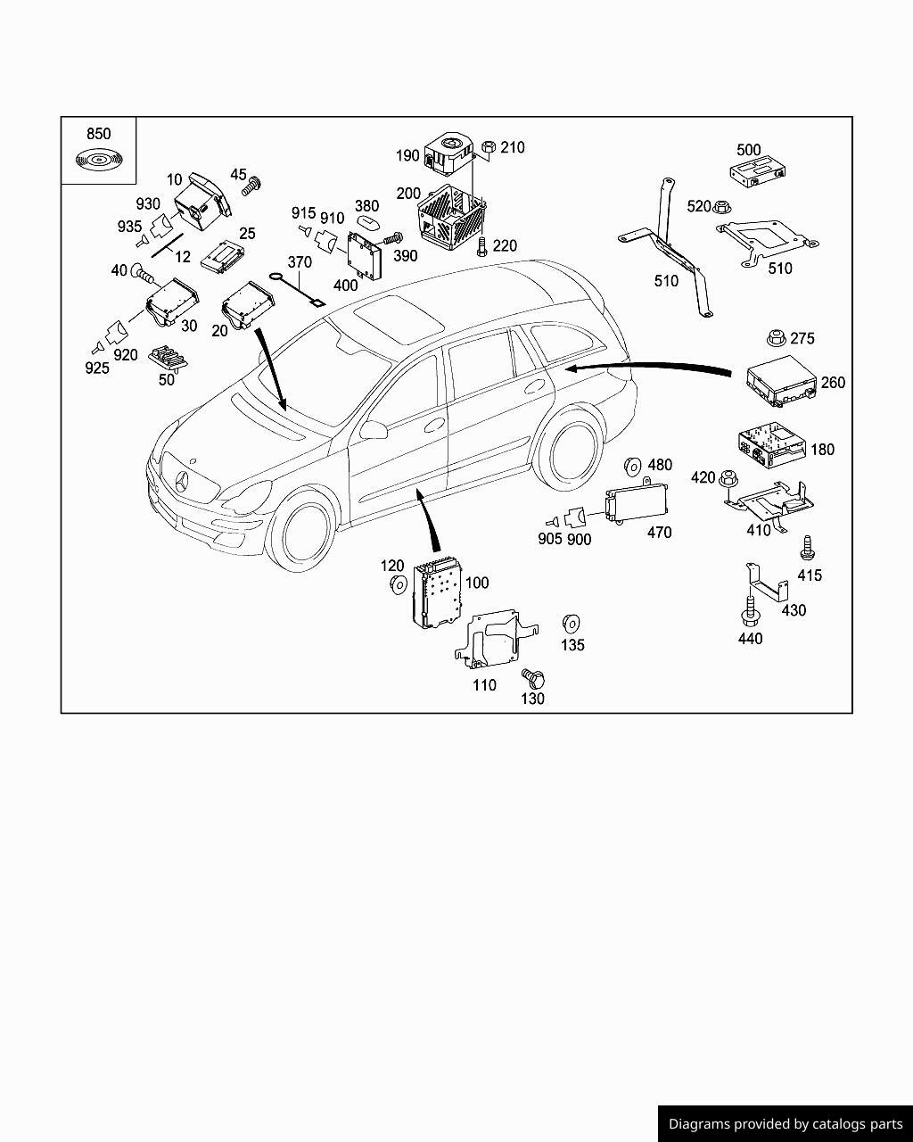 Car part diagram
