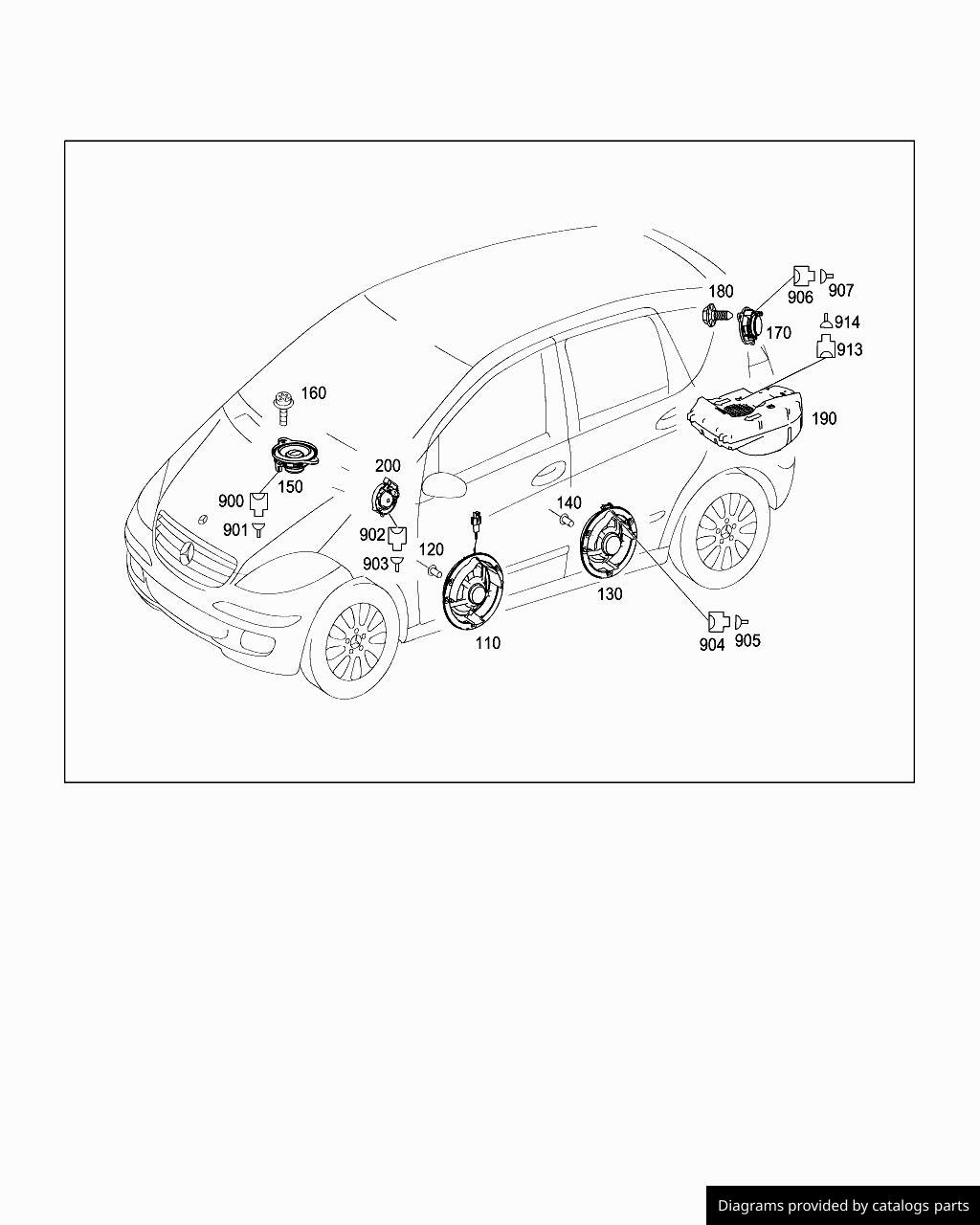 Car part diagram