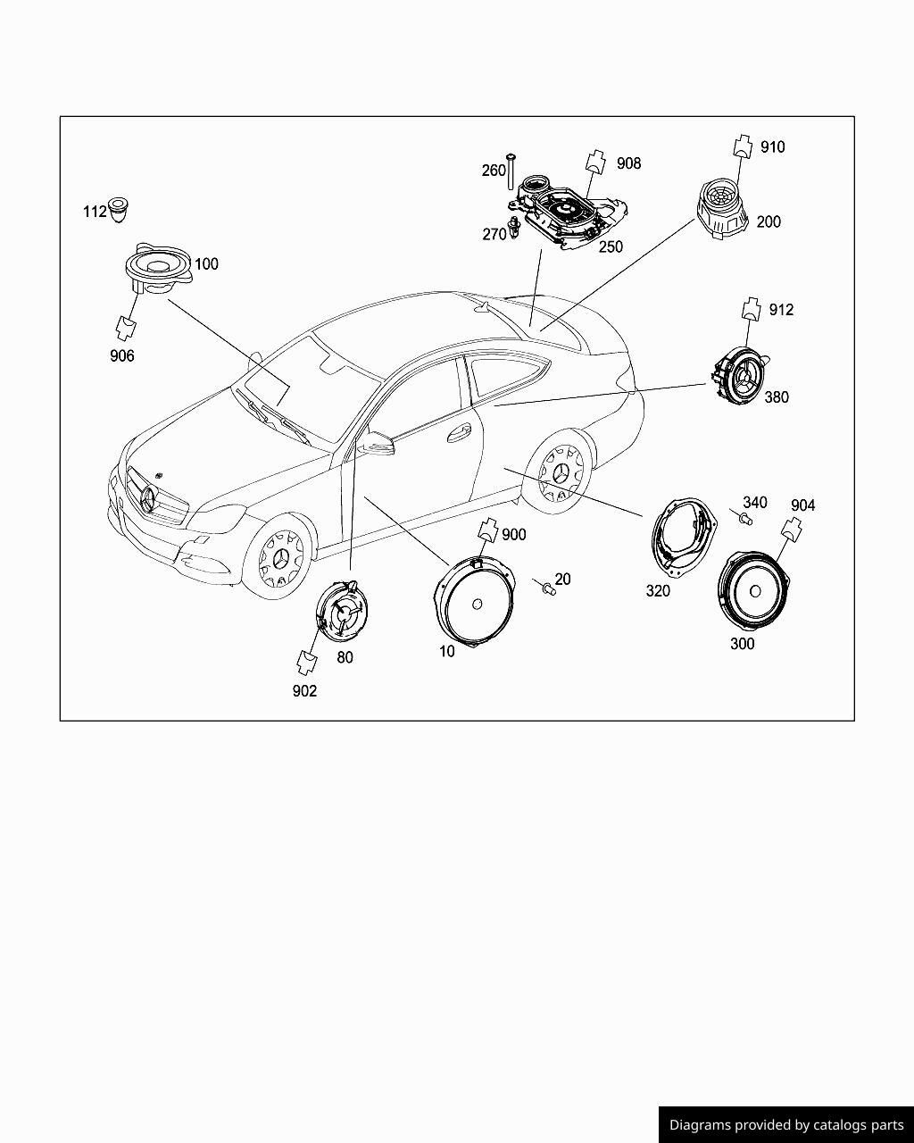Car part diagram