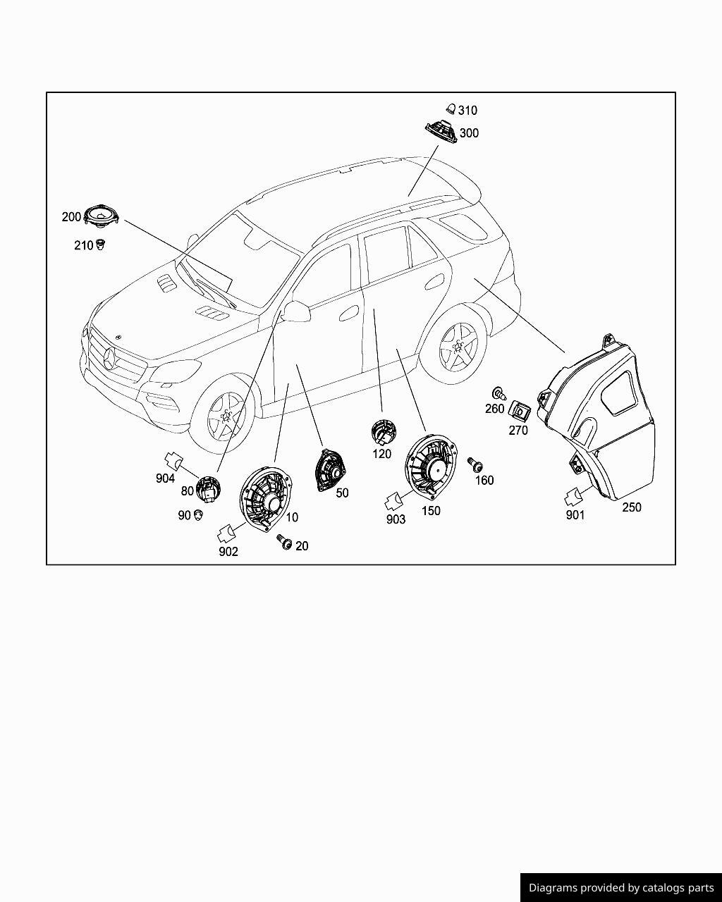 Car part diagram