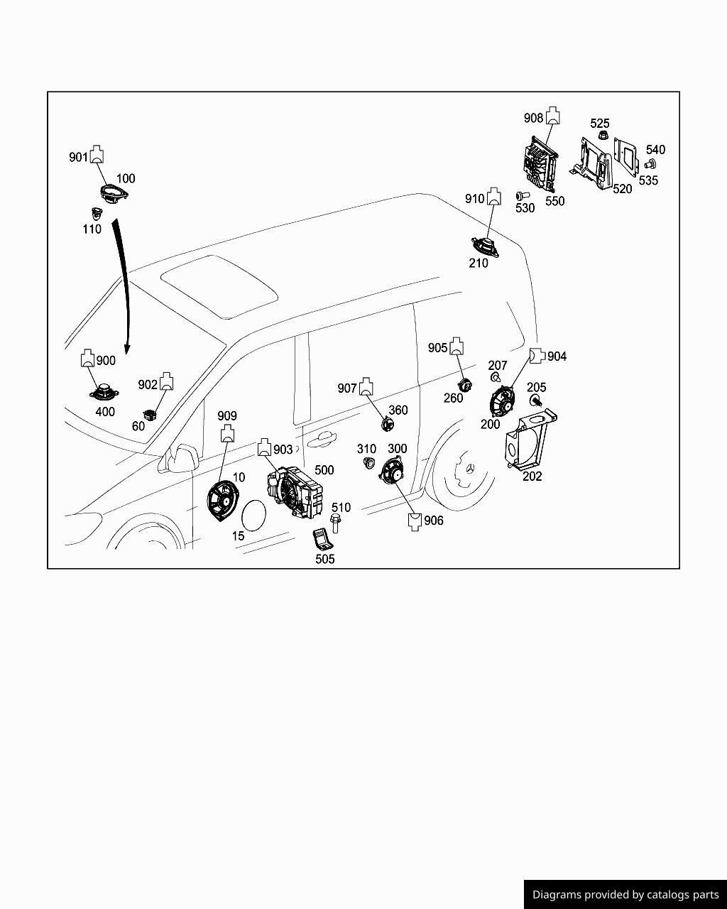 Car part diagram