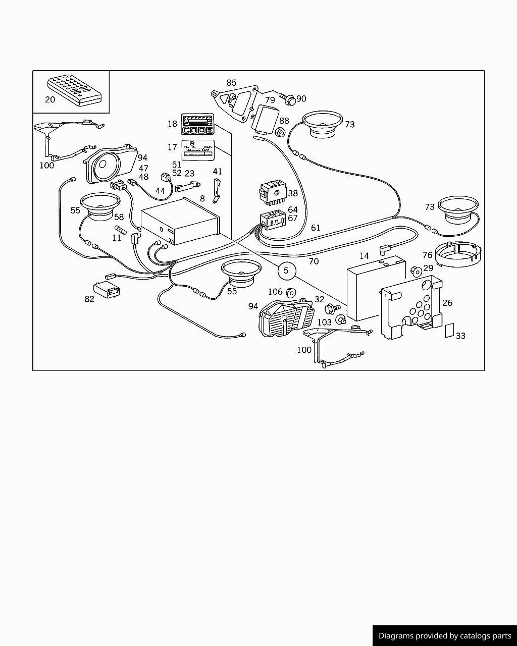 Car part diagram