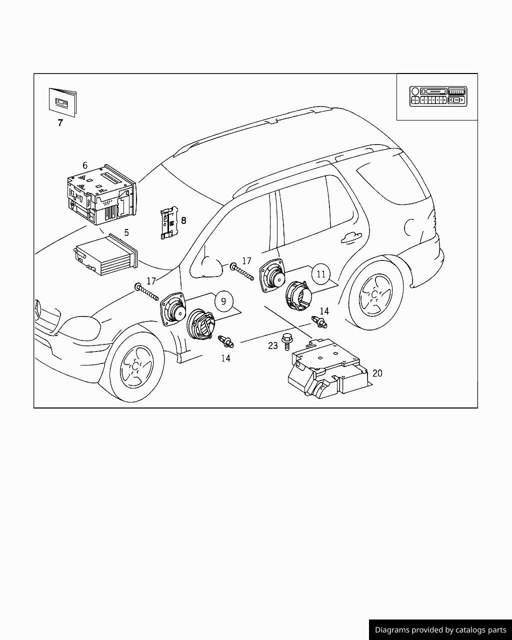 Car part diagram