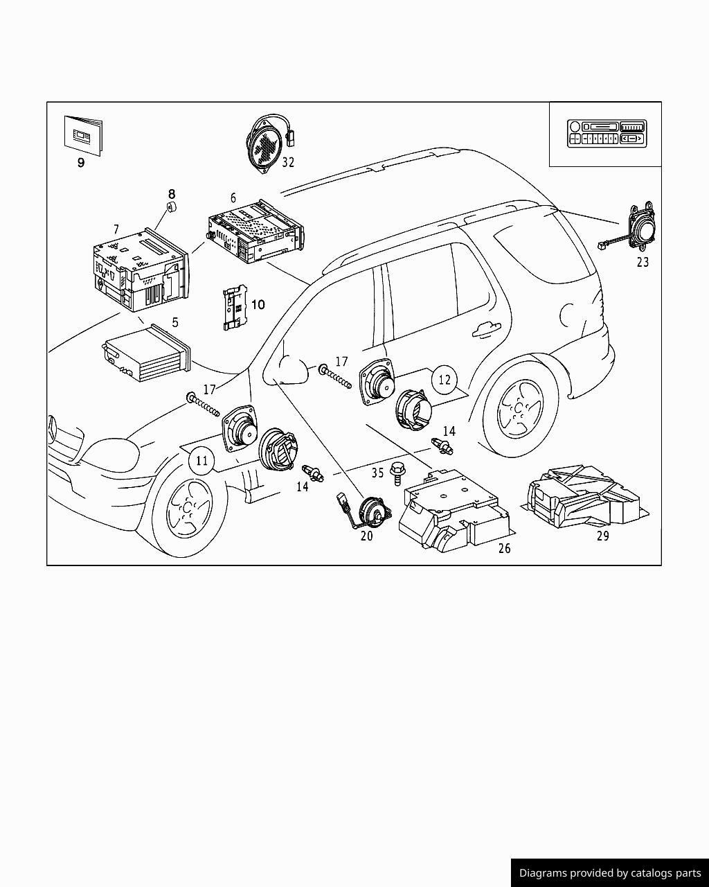 Car part diagram