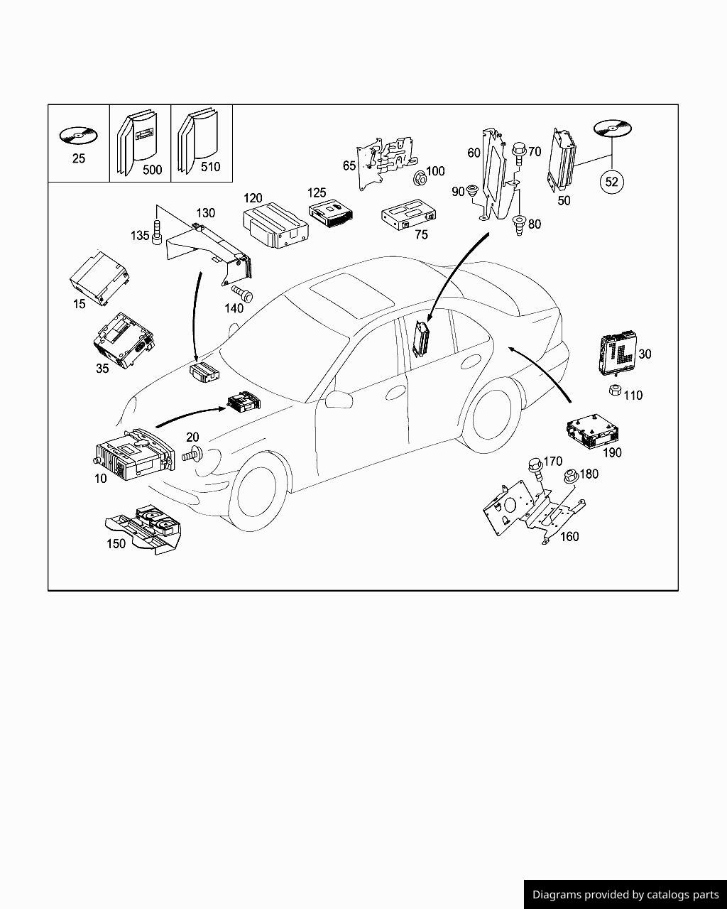 Car part diagram