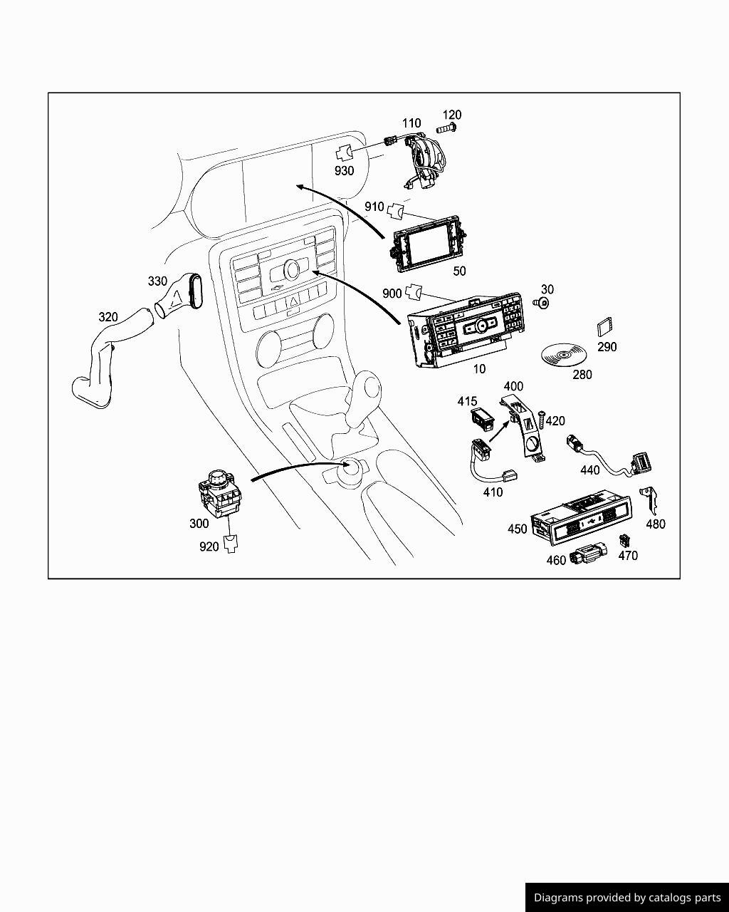 Car part diagram