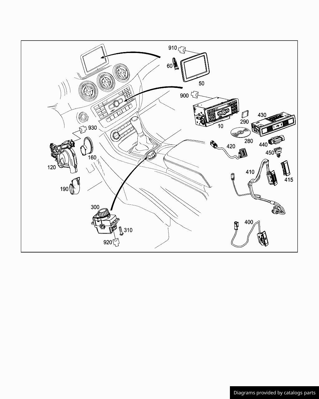 Car part diagram