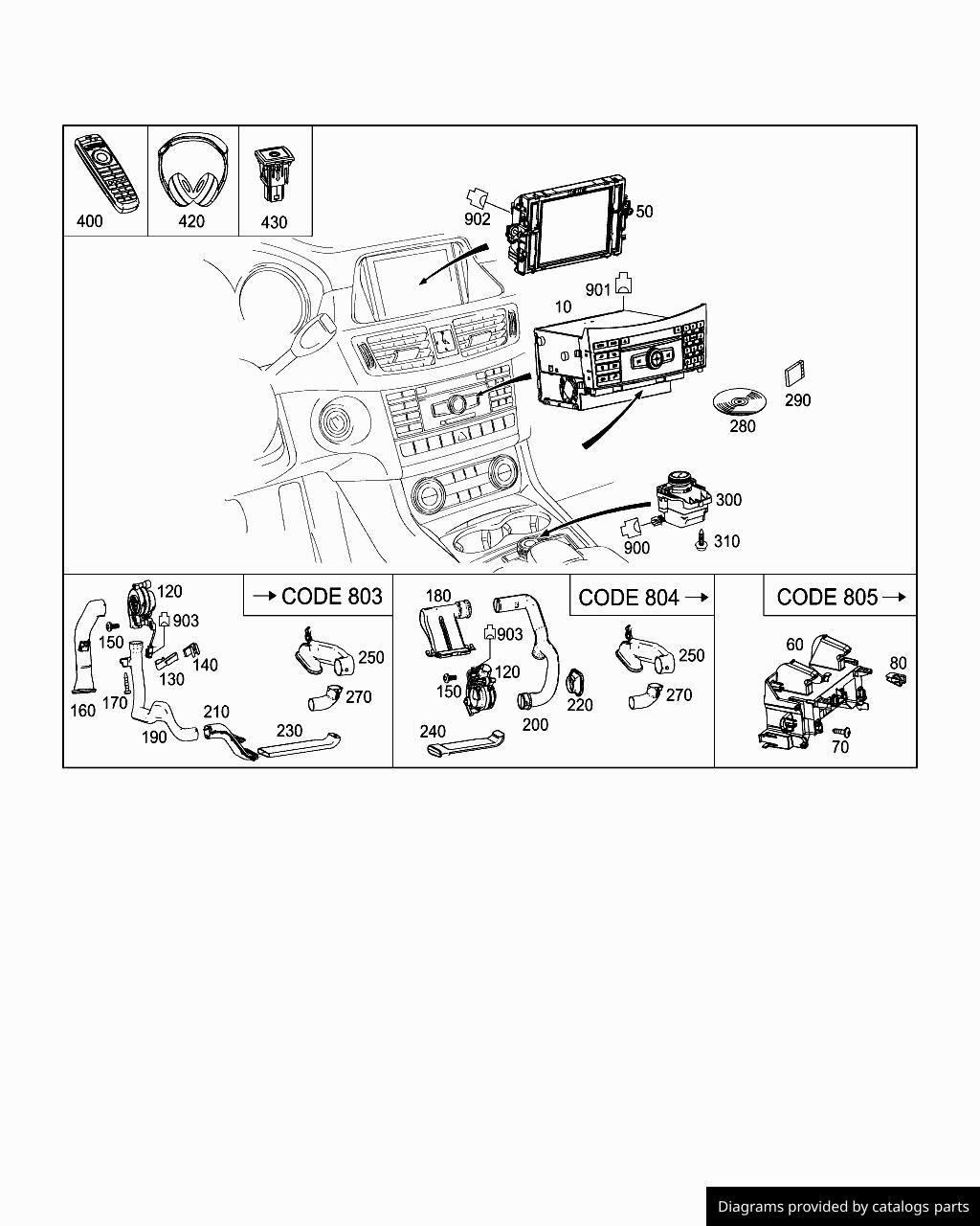 Car part diagram