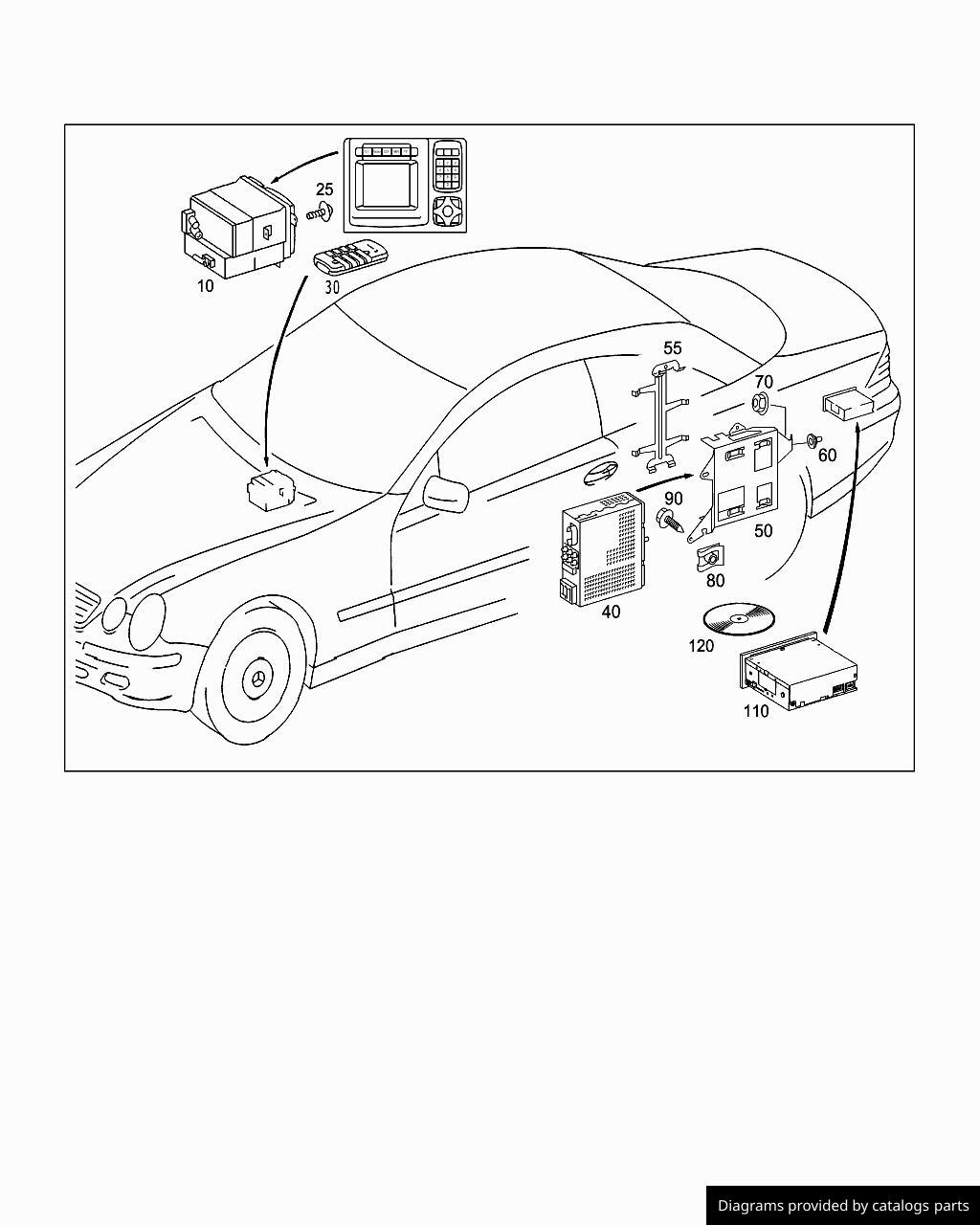 Car part diagram