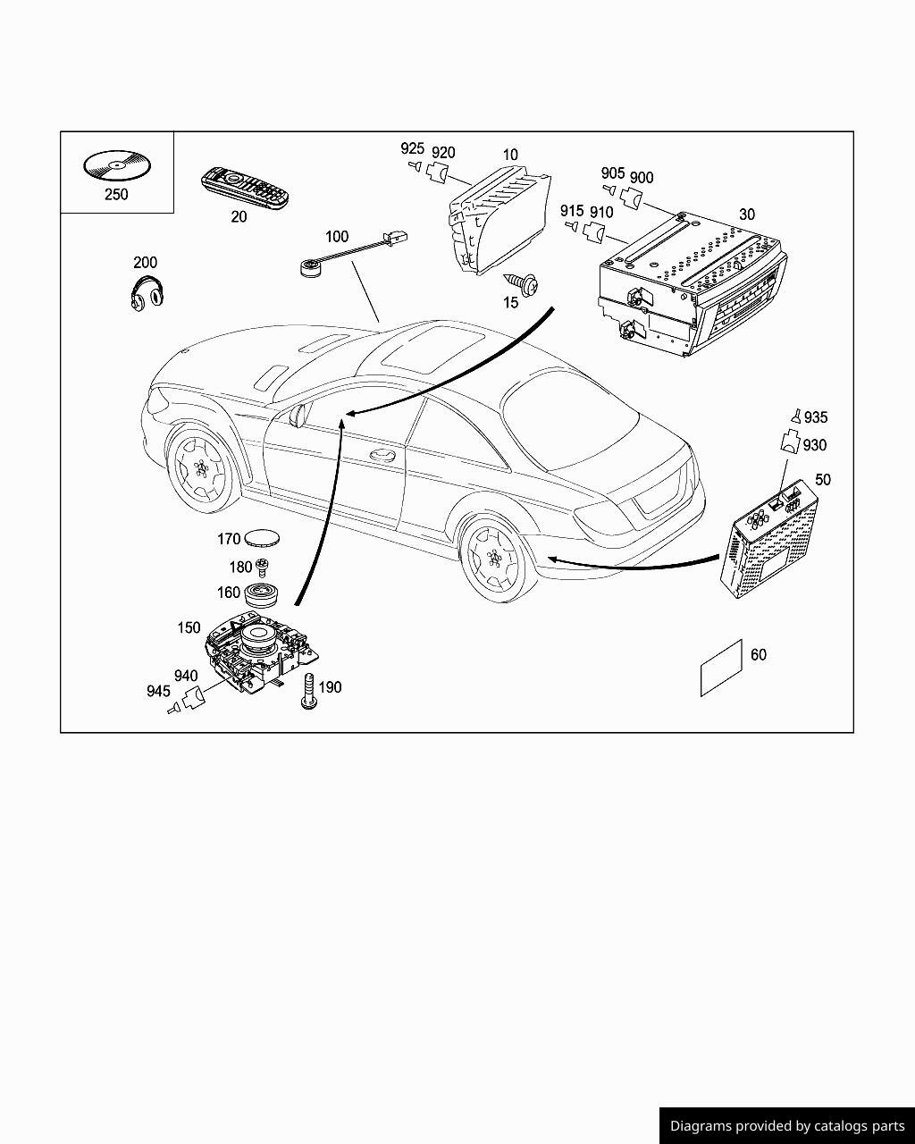 Car part diagram