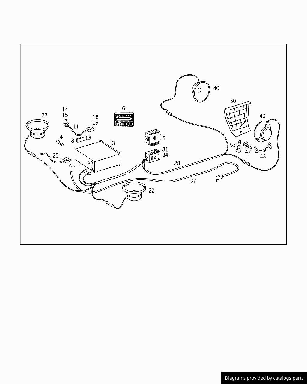 Car part diagram