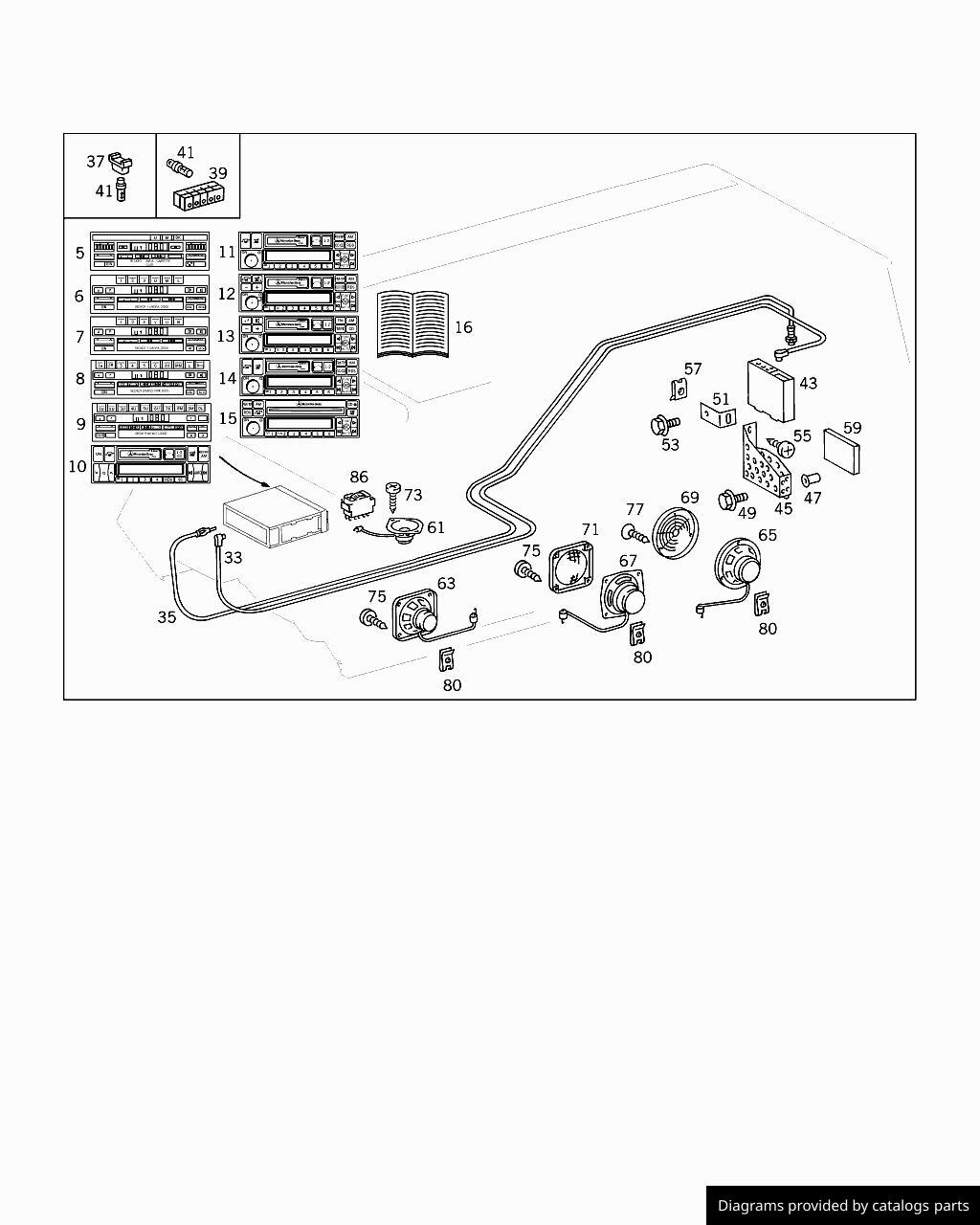 Car part diagram
