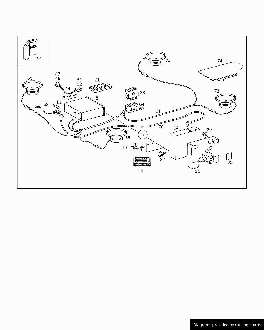 Car part diagram