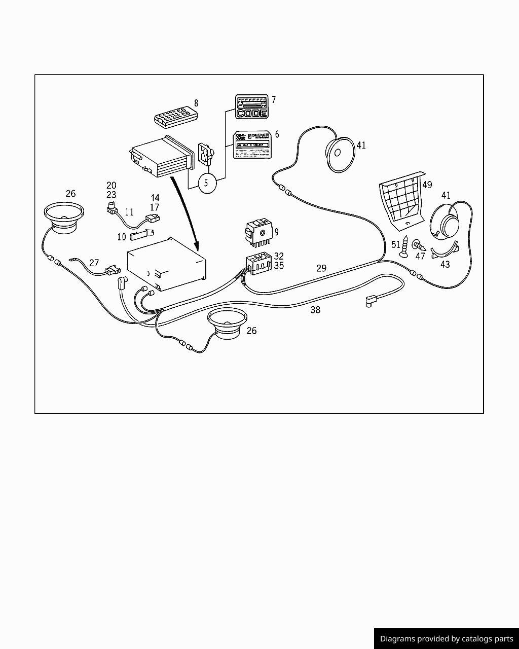 Car part diagram