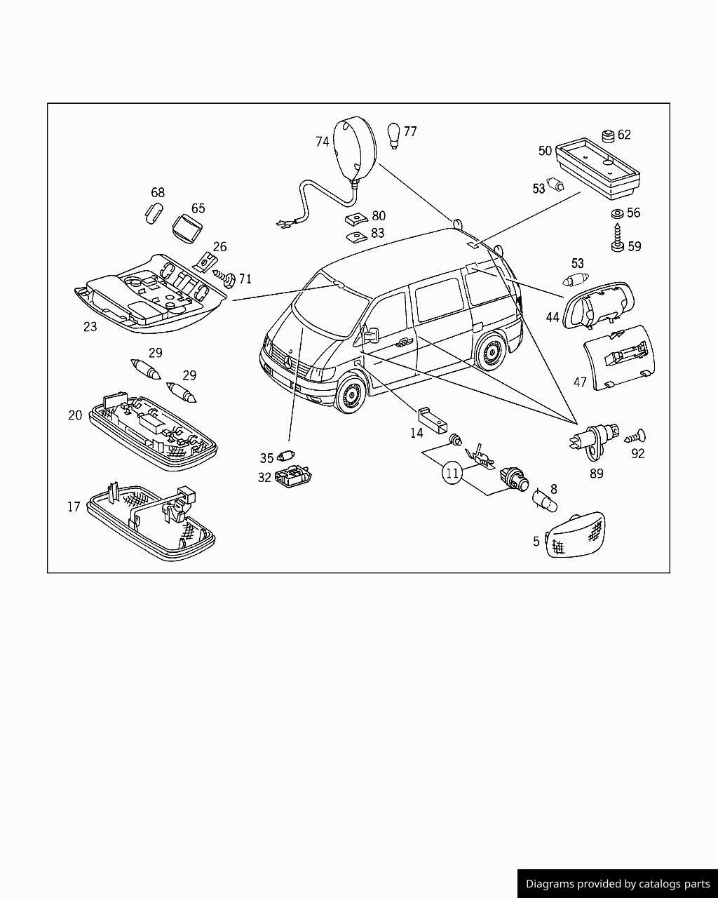Car part diagram