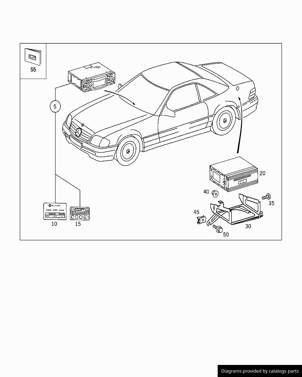 Car part diagram