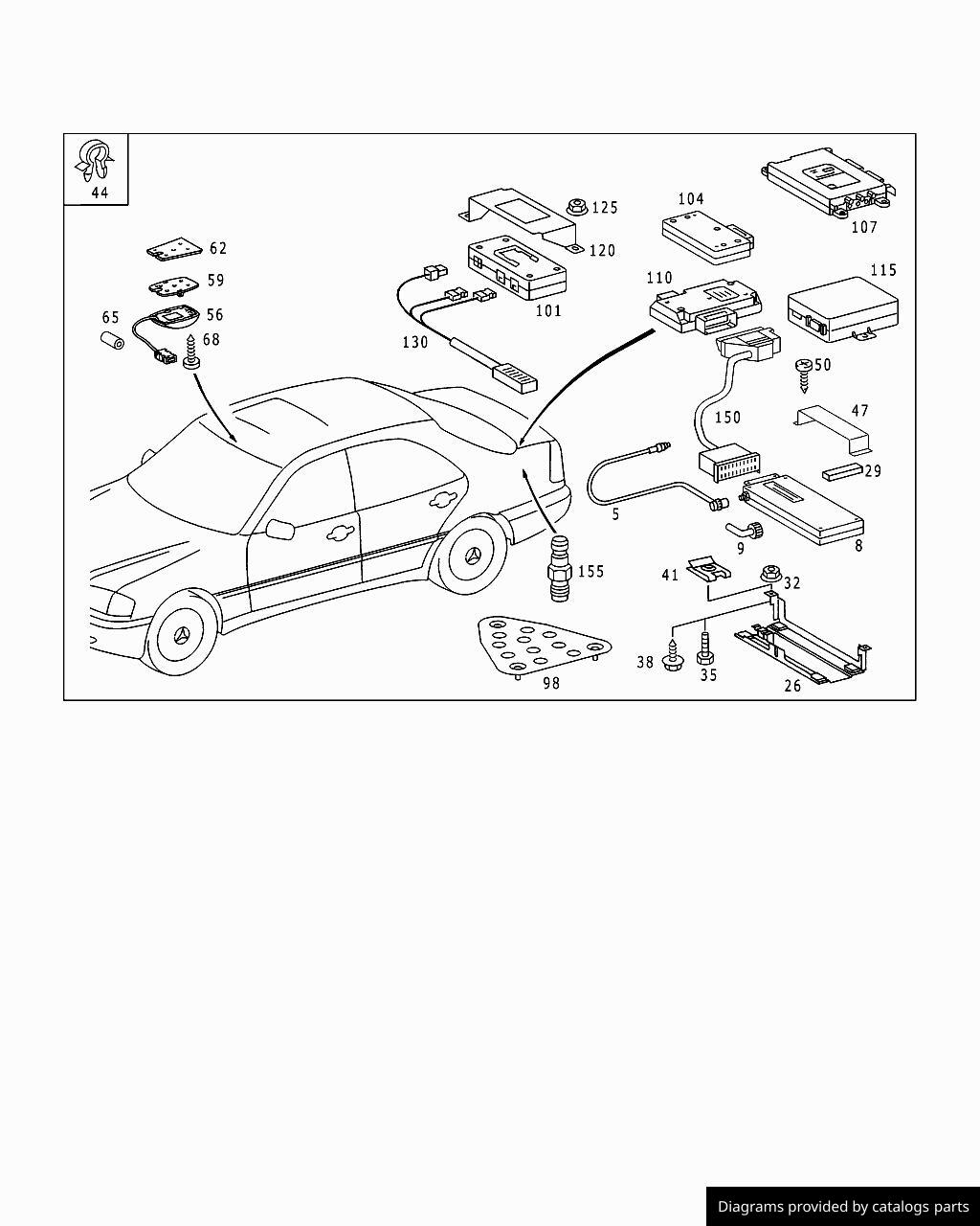 Car part diagram