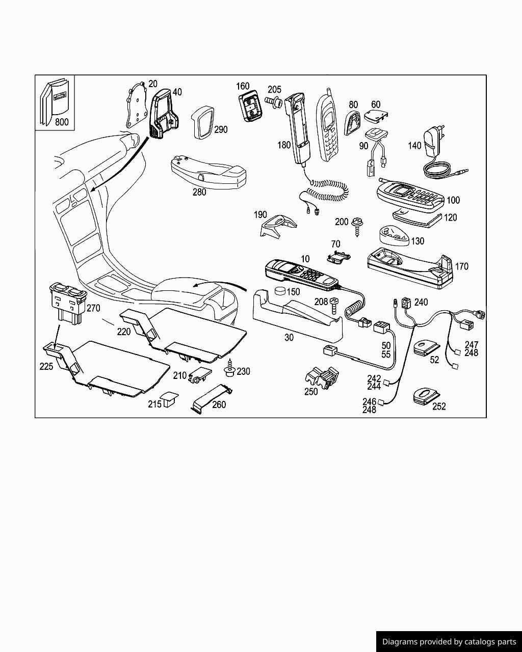 Car part diagram