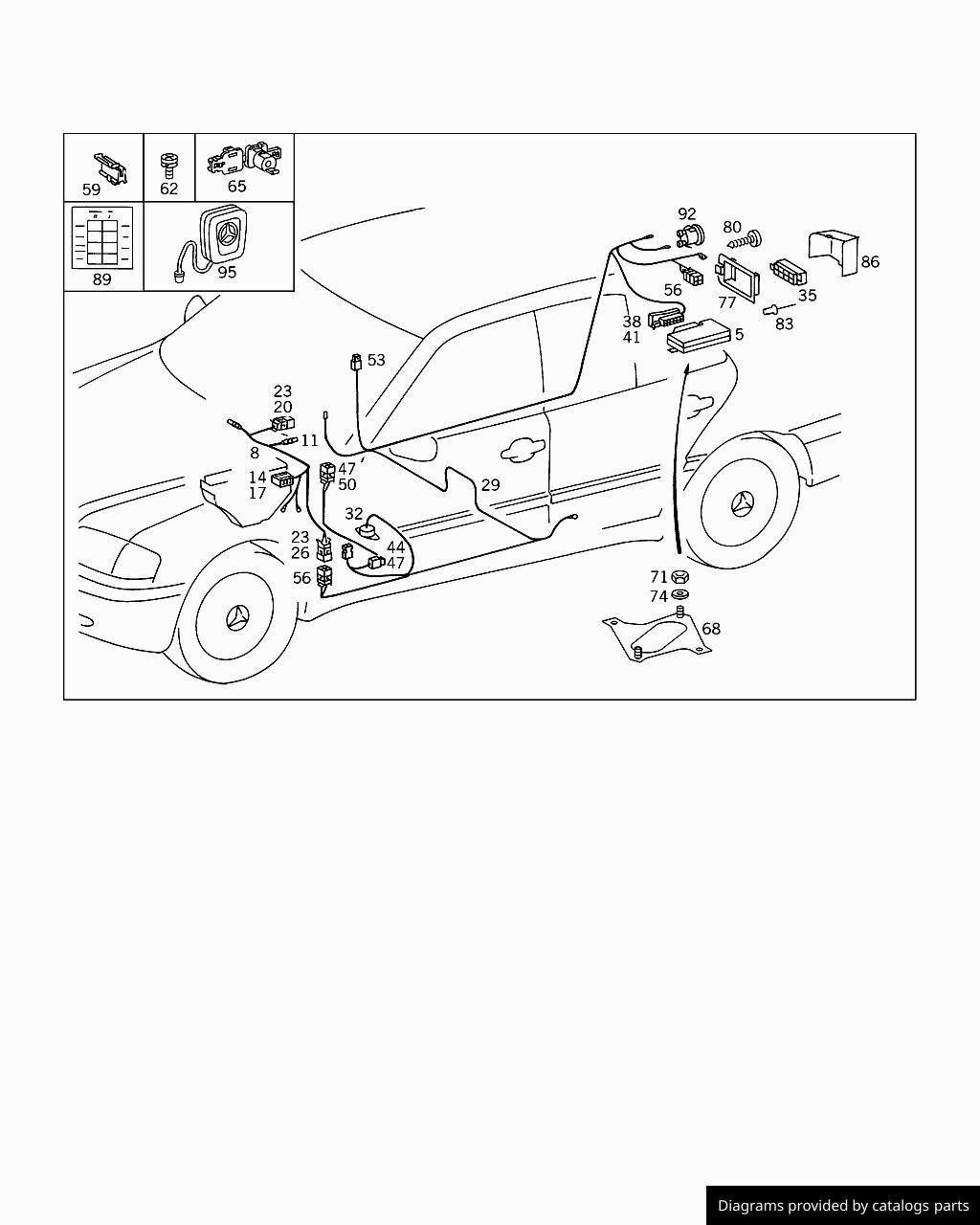 Car part diagram