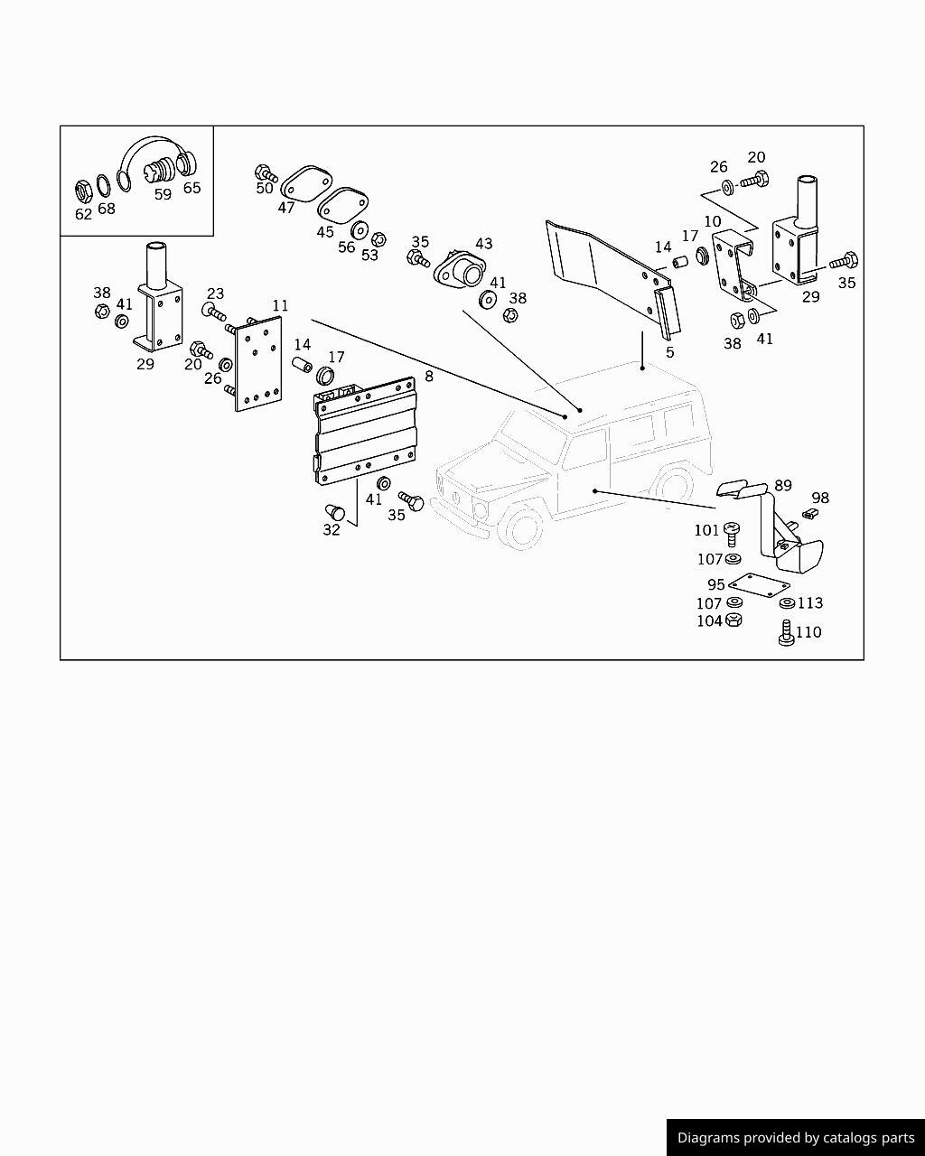 Car part diagram