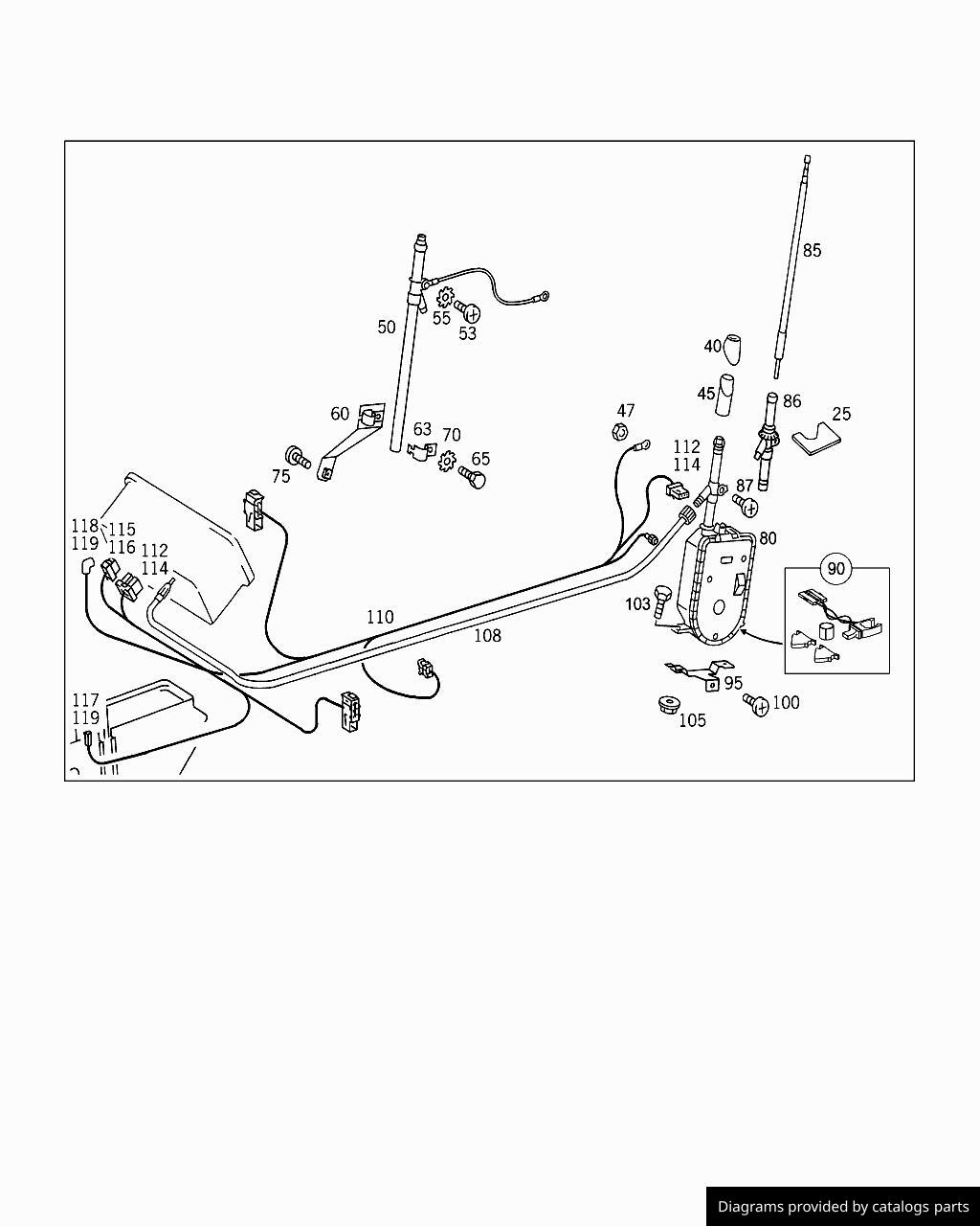 Car part diagram