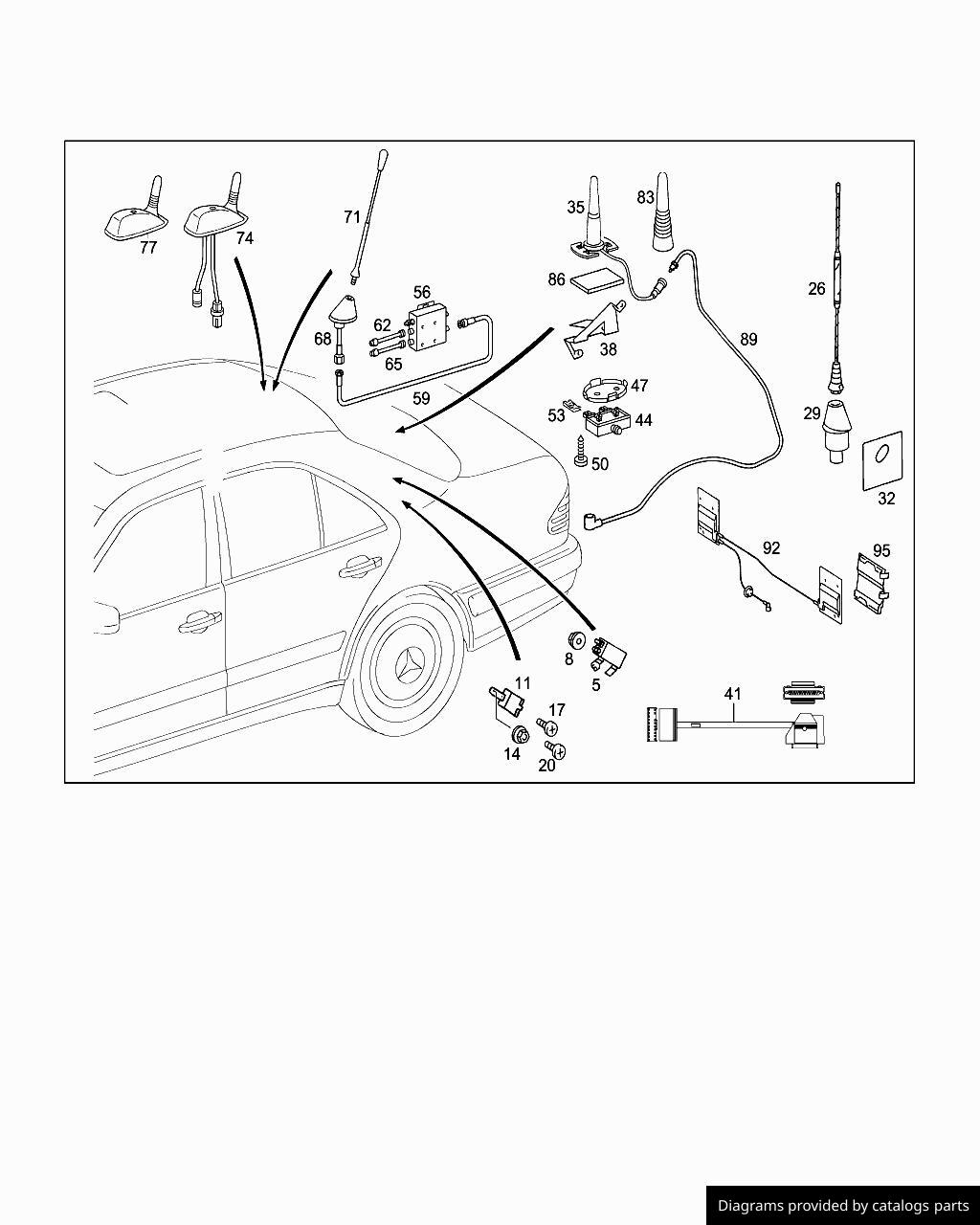 Car part diagram