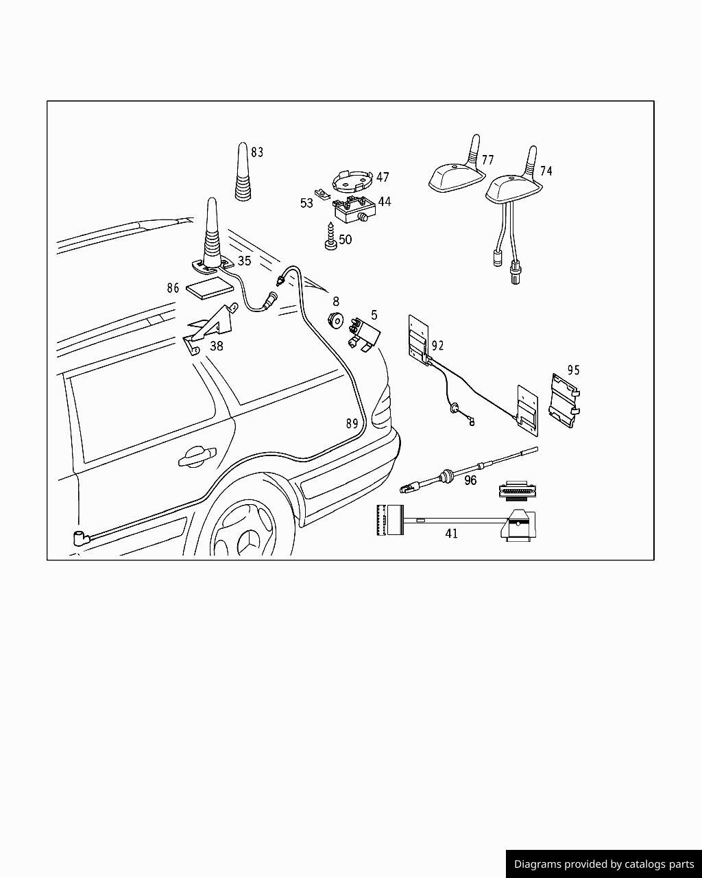 Car part diagram