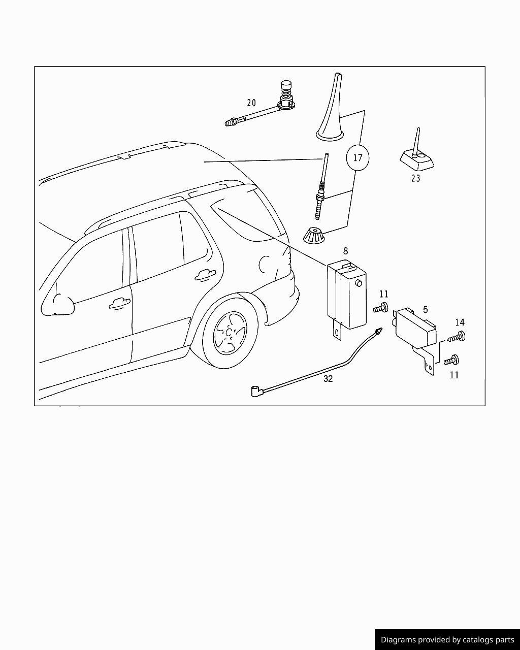 Car part diagram